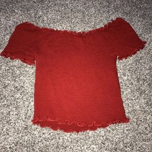 Off shoulder top